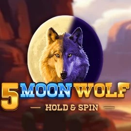 5 Moon Wolf slot logo by Apparat Gaming at Lysa Casino5 Moon Wolf