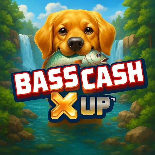 Bass Cash X UP logo – Slots by Alchemy Gaming at Lysa Casino