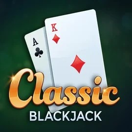 Classic Blackjack slot logo by Red Tiger Gaming at Lysa Casino
