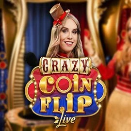 Official Live Casino logo: Crazy Coin Flip by Evolution at Lysa Casino