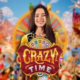 Play the Crazy Time slot by Evolution on Lysa Casino