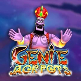 Genie Jackpots logo by Blueprint Gaming Lysa Casino