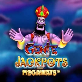 Logo of Genie Jackpots Megaways from Blueprint Gaming at Lysa Casino