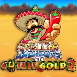 Stellar Jackpots with Chilli Gold x2 slot logo by Lightning Box Game at Lysa Casino