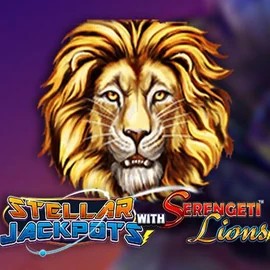 Stellar Jackpots with Serengeti Lions game by Lightning Box Game – logo hosted on Lysa Casino