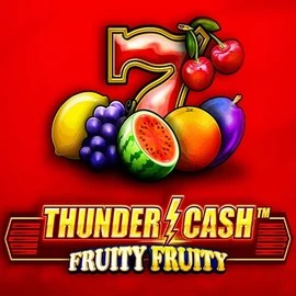 Official Slots logo: Thunder Cash Fruity Fruity by Novomatic at Lysa Casino