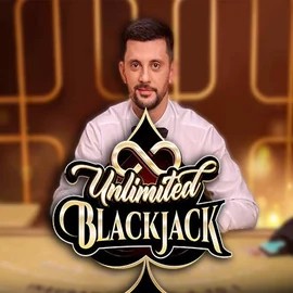 Unlimited Blackjack game by Ezugi – logo hosted on Lysa Casino